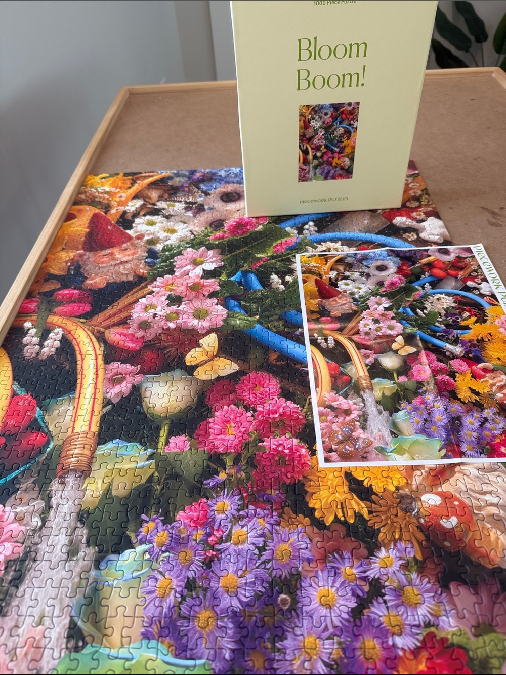 Bloom Boom! Floral Jigsaw Puzzle - Colorful Garden Scene 1,000 piece